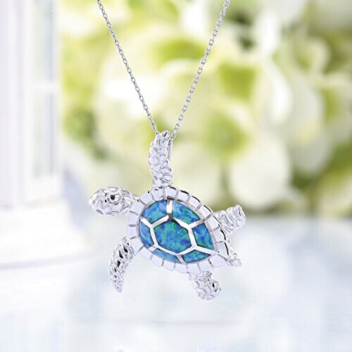 Pendentif Tortue zircon 2.6x3.0 cm variant 3 