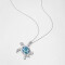 Pendentif Tortue zircon 2.6x3.0 cm - miniature variant 3