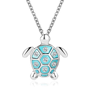 Pendentif Tortue argent zircon