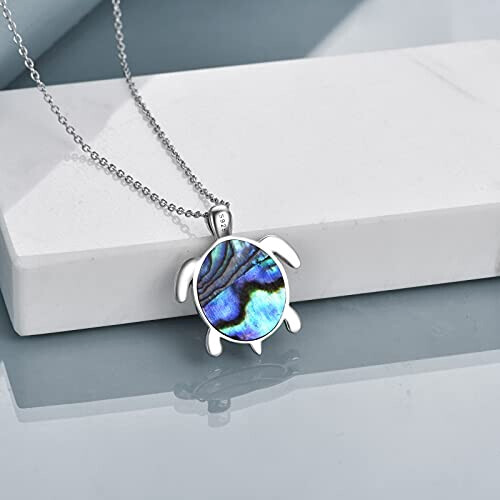 Pendentif Tortue argenté 2x2 cm variant 1 