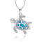 Pendentif Tortue blanc - miniature