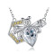 Pendentif Abeille jaune zircon - miniature