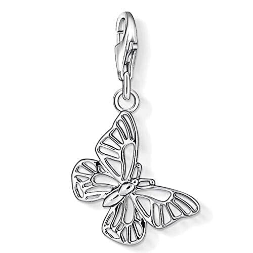 Pendentif Papillon argenté