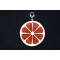 Pendentif Orange Fruit multicolore - miniature variant 1