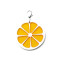Pendentif Orange Fruit multicolore - miniature