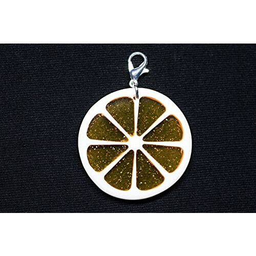 Pendentif Orange Fruit multicolore variant 0 