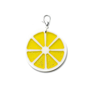 Pendentif Orange Fruit multicolore