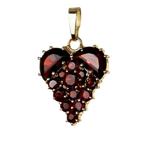 Pendentif Raisin jauneor 2.5x6 mm