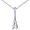 Pendentif Paris argenté 2.4x0.6 cm - miniature