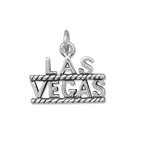 Pendentif Las Vegas argent 18x19 mm