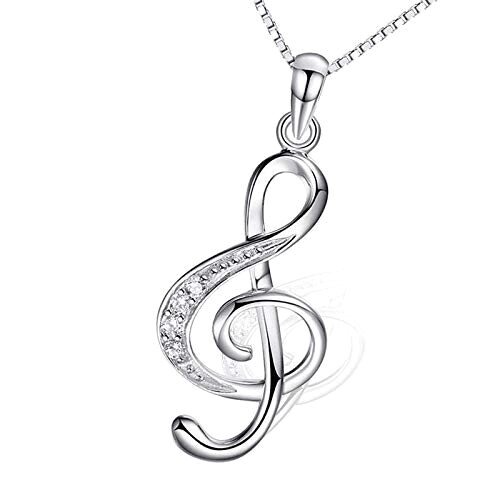 Pendentif Note de musique argent 20x9 mm