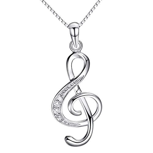 Pendentif Note de musique argent 20x9 mm variant 4 