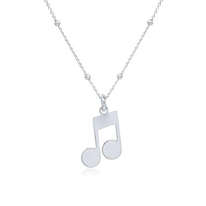 Pendentif Note de musique argent 1.9x1.4 cm