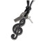 Pendentif Note de musique noir - miniature