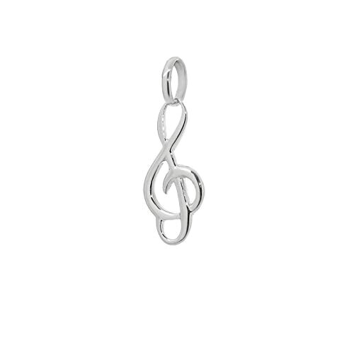 Pendentif Note de musique argent 15x7 mm