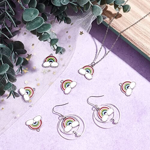 Pendentif Arc en ciel style variant 3 