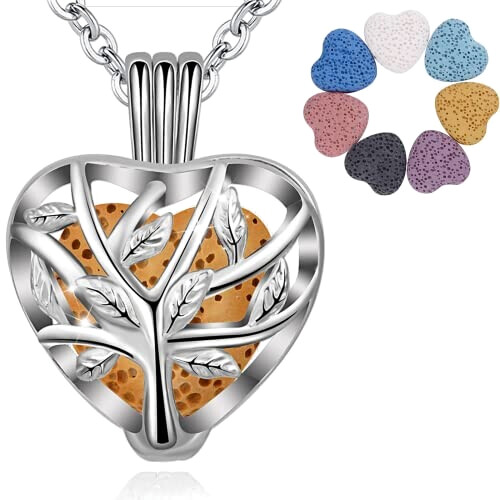 Pendentif Coeur arbre généalogique