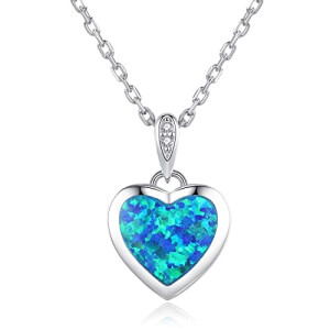 Pendentif Coeur argent zircon 1.2x1.0 cm