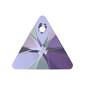 Pendentif Triangle crystal vitrail 2 pièces