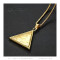 Pendentif Triangle plaqué or - miniature variant 3