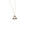 Pendentif Triangle marron - miniature variant 2