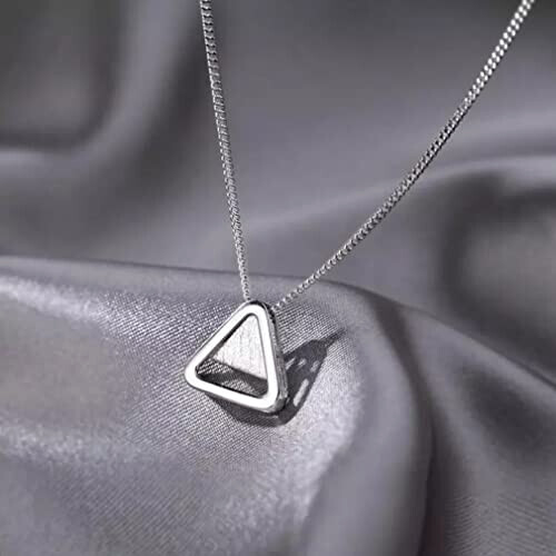 Pendentif Triangle argent variant 0 