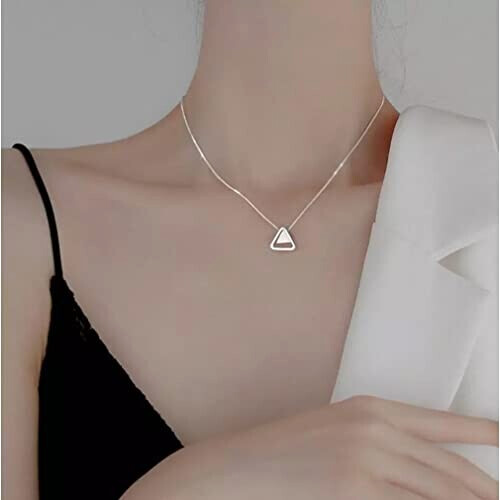 Pendentif Triangle argent variant 1 