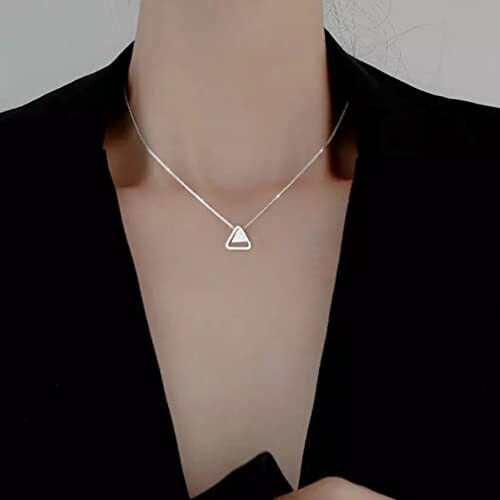 Pendentif Triangle argent variant 2 