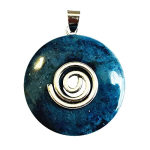 Pendentif Chinois bleu noir