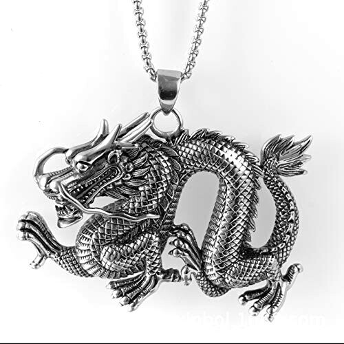 Pendentif Chinois argent noir variant 0 