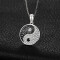 Pendentif Yin Yang noir zircon - miniature variant 2