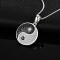 Pendentif Yin Yang noir zircon - miniature variant 4