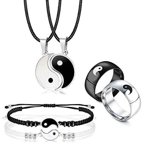 Pendentif Yin Yang 6 pièces