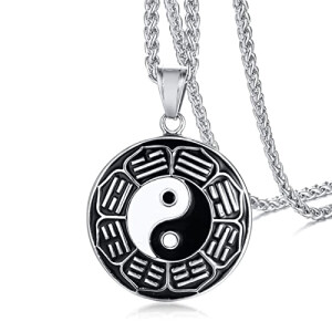 Pendentif Yin Yang pendant + chain