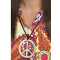 Pendentif Peace and love argent - miniature