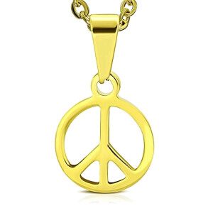 Pendentif Peace and love