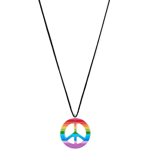 Pendentif Peace and love noir