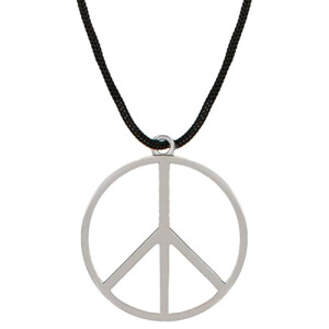 Pendentif Peace and love argentin