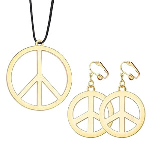 Pendentif Peace and love