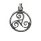 Pendentif Triskel argent - miniature