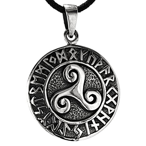 Pendentif Triskel argent variant 4 