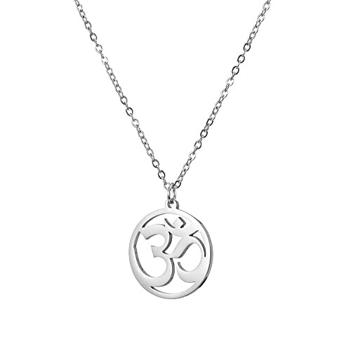 Pendentif Aum om-argent 15.01x16.62 mm