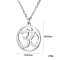 Pendentif Aum om-argent 15.01x16.62 mm - miniature variant 4