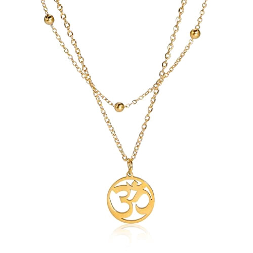 Pendentif Aum gold 15x16.6 mm