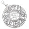 Pendentif Aum argent/noir - miniature