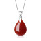 Pendentif rouge 2x1.5 cm - miniature