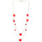 Pendentif rouge vif - miniature