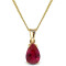 Pendentif rouge rubis - miniature