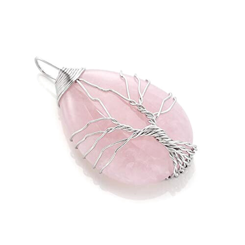 Pendentif rose quartz 3.5x2.5 cm variant 1 