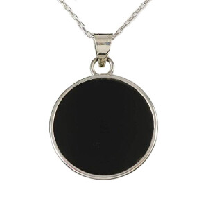 Pendentif noir onyx